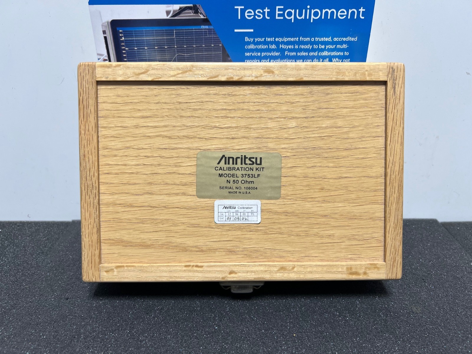 ANRITSU 3753LF N-TYPE CALIBRATION KIT, 50Ω,  6GHz, NICE KIT, COMPLETE !