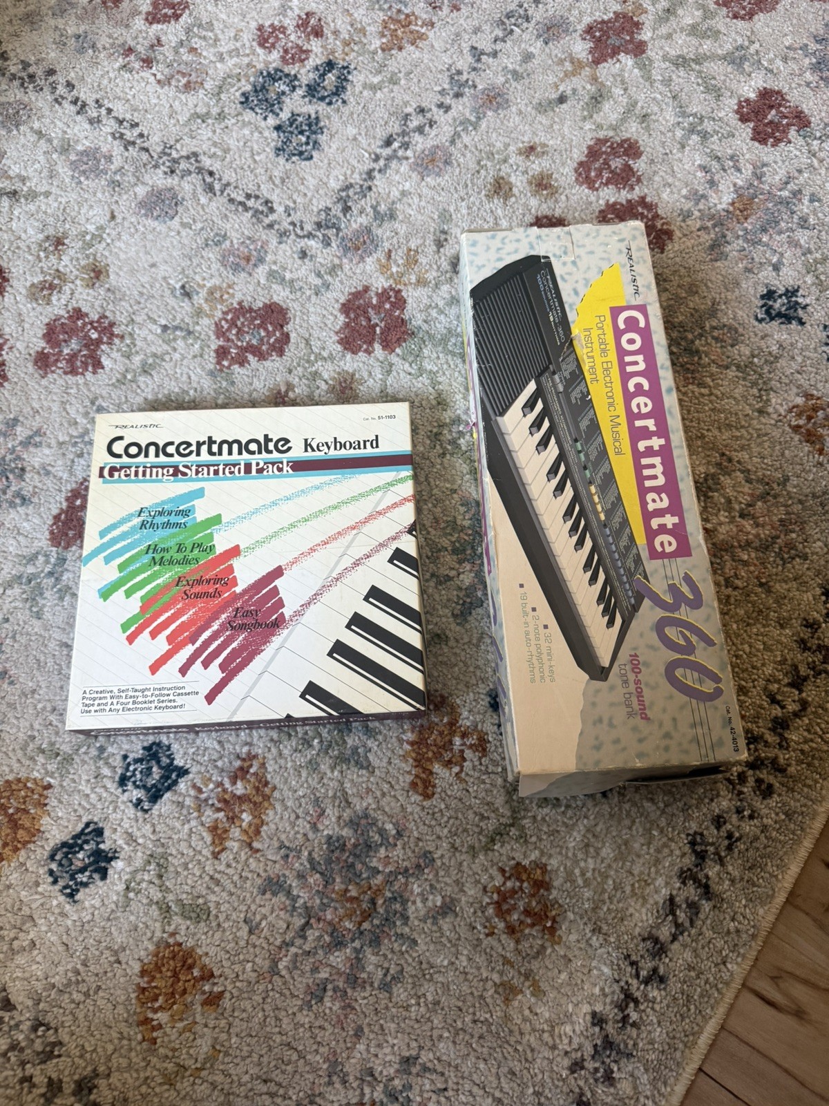Realistic Concertmate 360 Keyboard Synthesizer Circa 1991  Radio Shack