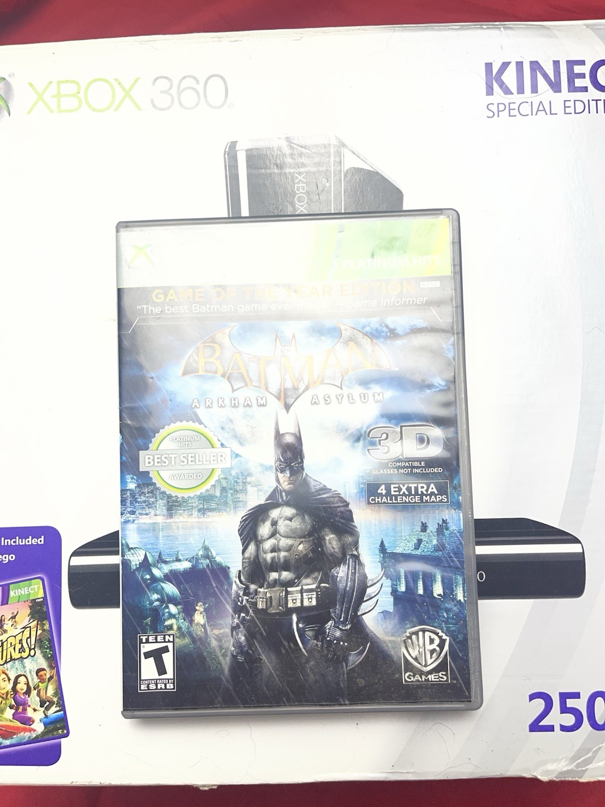 Microsoft Xbox 360 Kinect Special Edition 250GB Bundle Kinect Controller Games