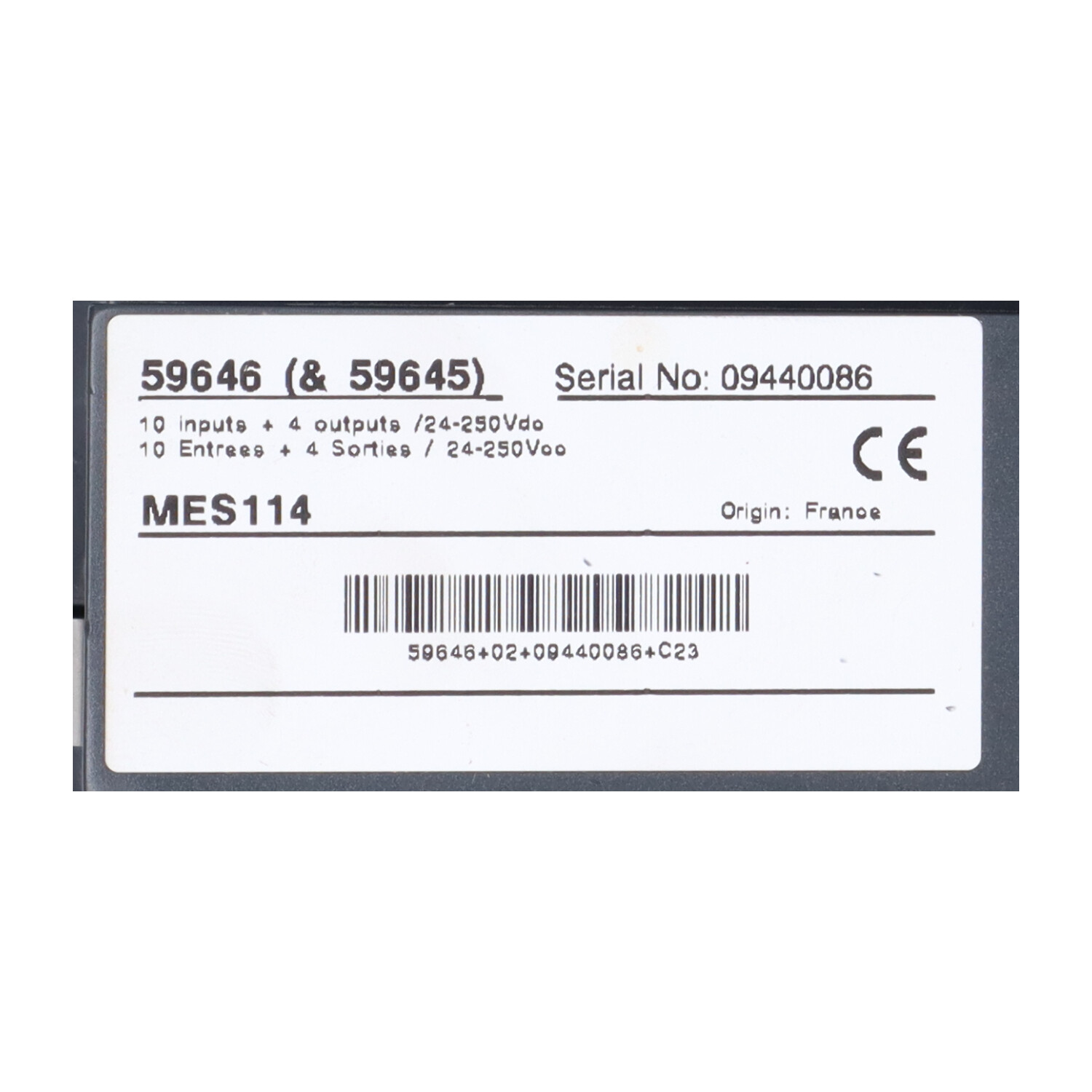 Schneider Electric MES114 Used UMP