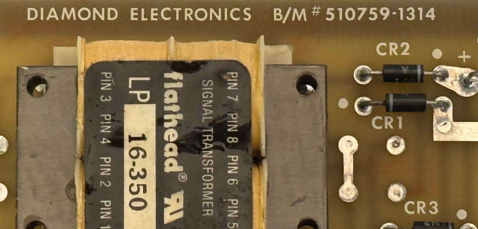 USED Diamond Electronics 510759-1314 REV. D Circuit Board