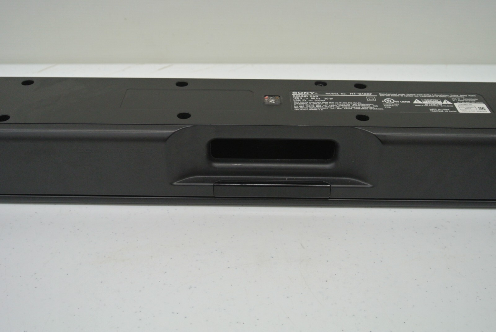 Sony HTS100F Tweeter Speaker - Black W/ REMOTE (123231-1 AR FF10)