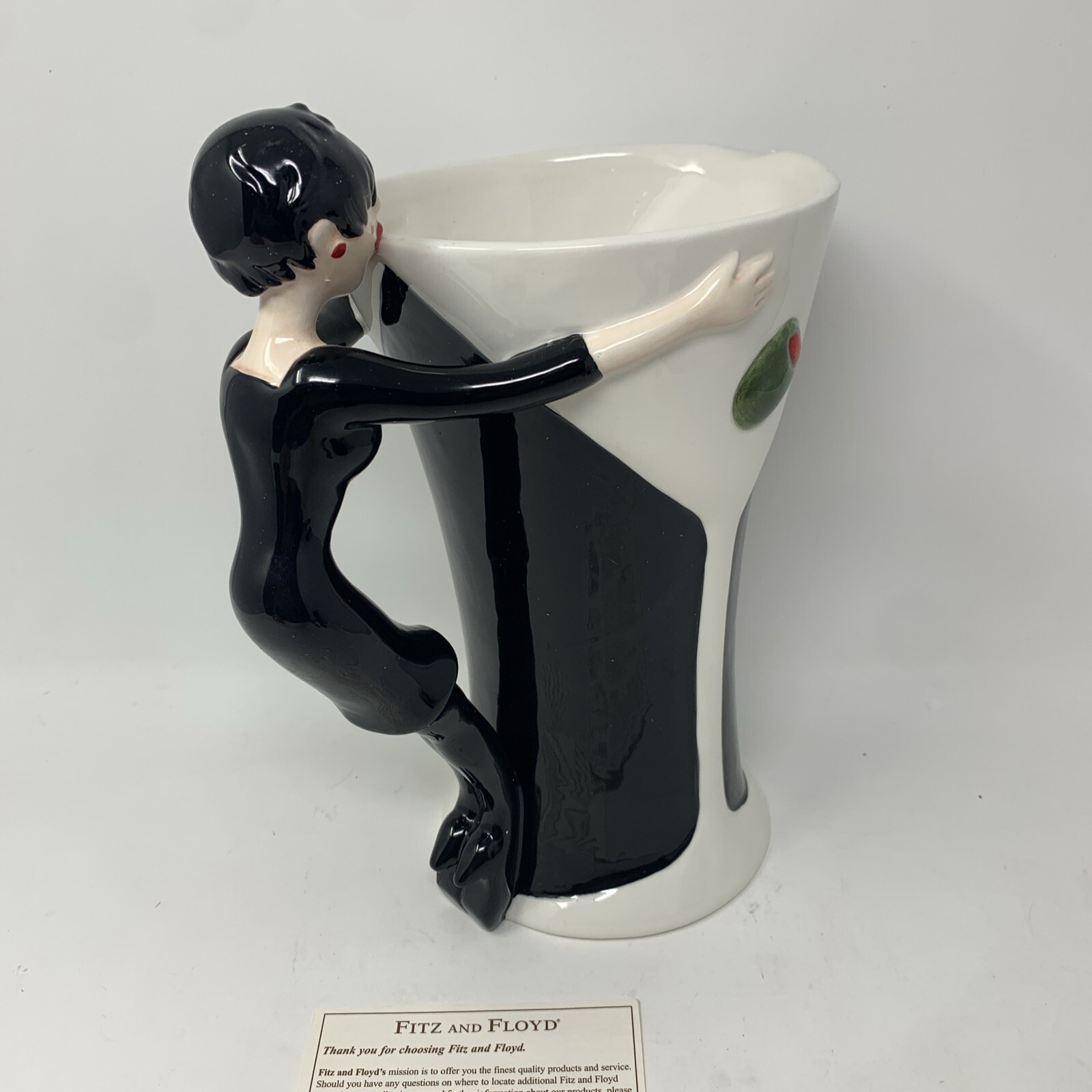 FITZ AND FLOYD COCKTAILS ANYONE? Pitcher Barware Open Box