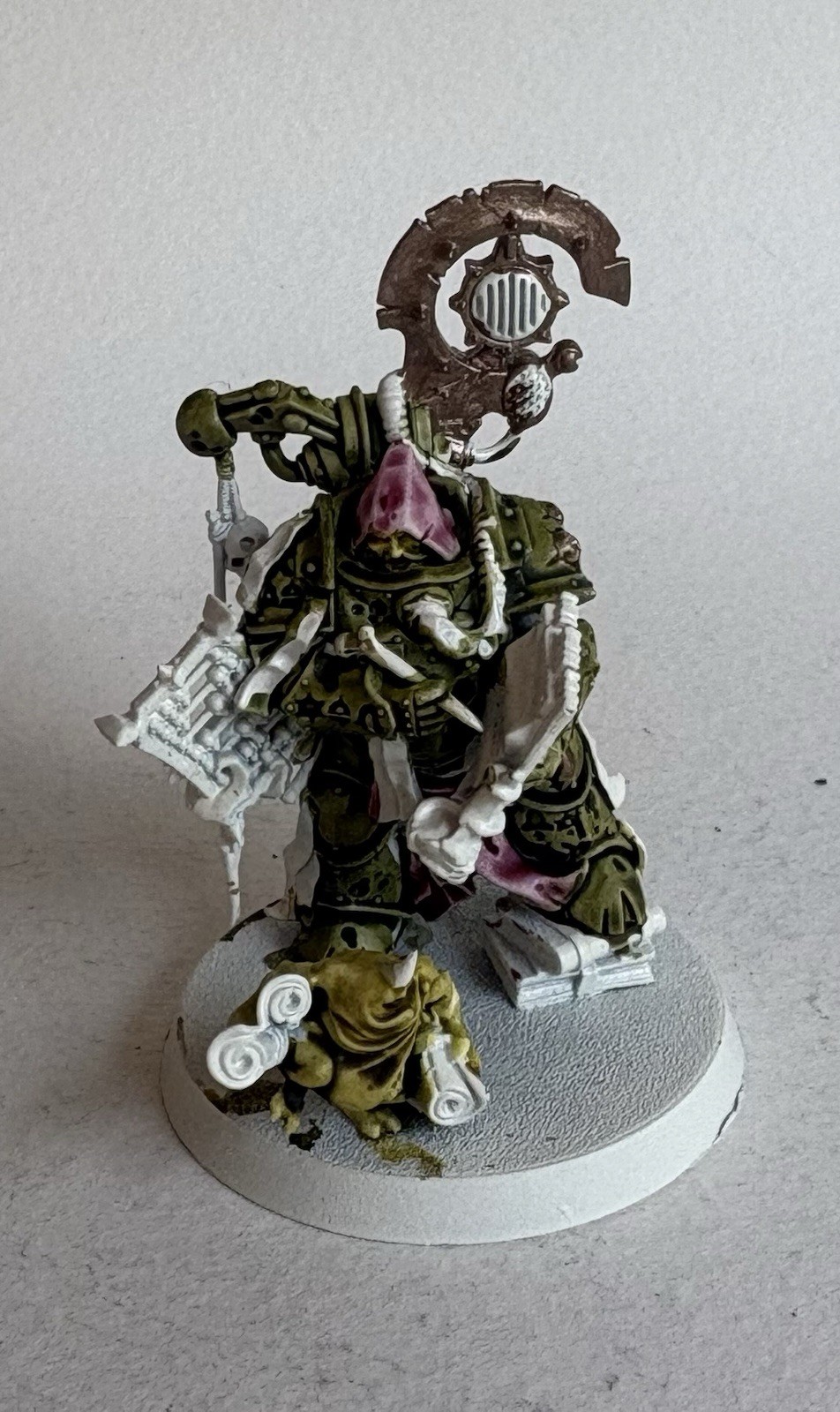 Warhammer 40k Death Guard TALLYMAN Scribbus Wretch Battle Ready Paint