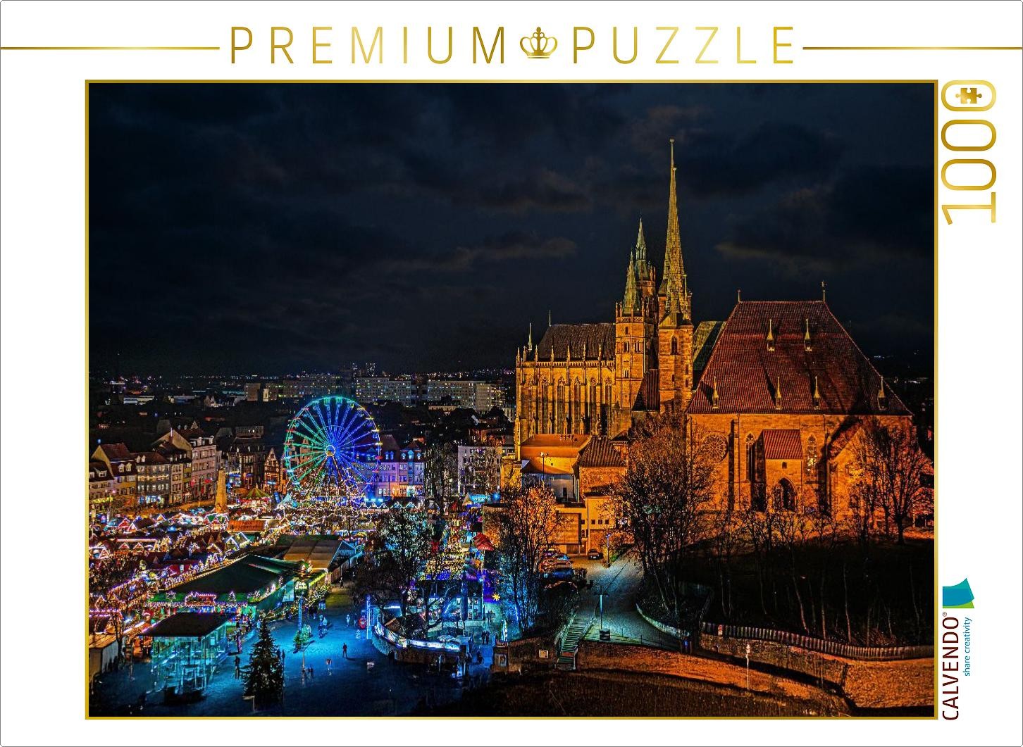 CALVENDO Puzzle Weihnachtsmarkt am Domplatz | 1000 Teile Lege-Größe 64x48cm Foto