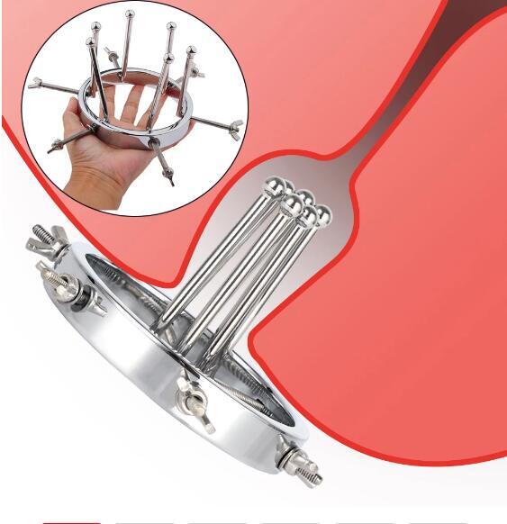 Huge Plug Extreme Spreader stretcher Vaginal Speculum Chastity Device Adjustable