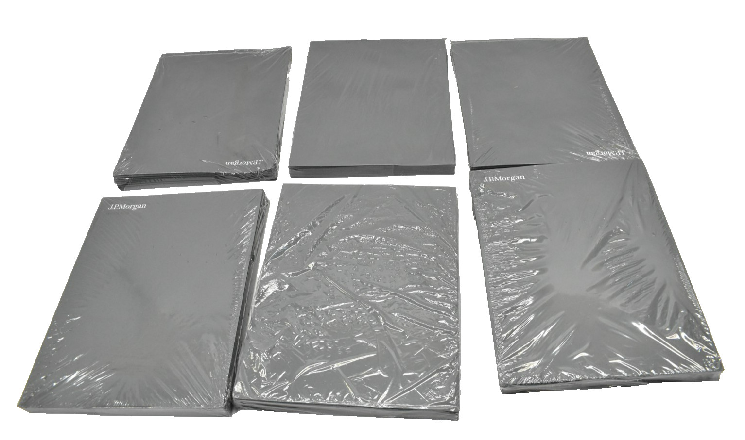 Lot of 60 JP Morgan Banking Folders Pocket Dividers Gray 9" x 12" Finance