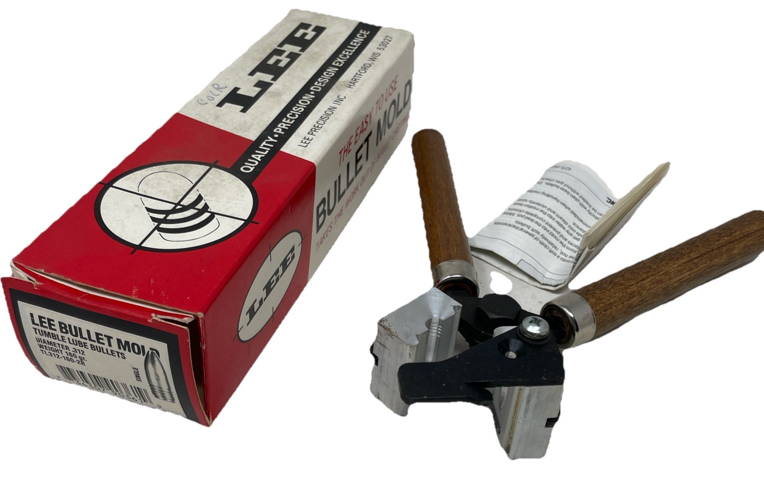 Lee Single Cavity CTL312-160-2R .312 160gr Bullet Mold 903619