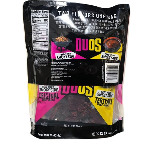 Jack Link's Duos Beef Jerky. FREE SHIPPING