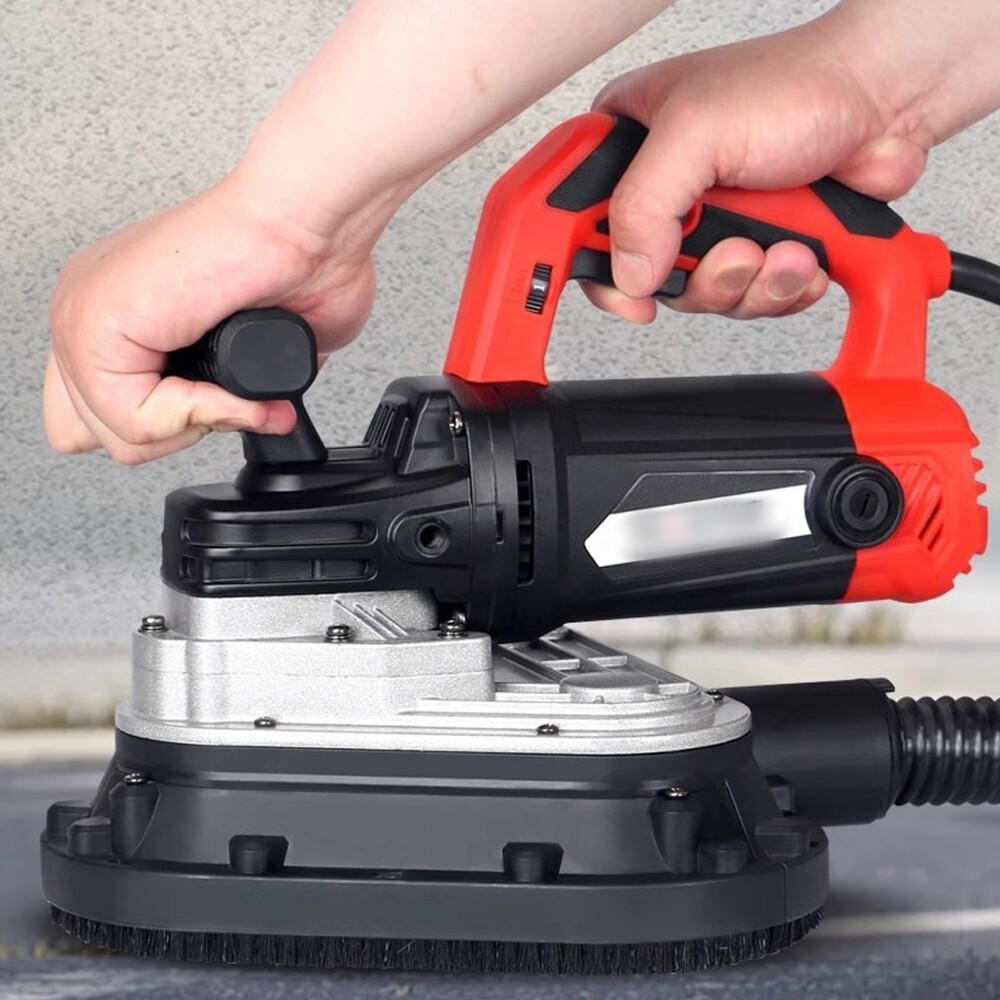 220V Three Heads Dustless Grinder Triangle Floor Grinding Edge Concrete Grinder
