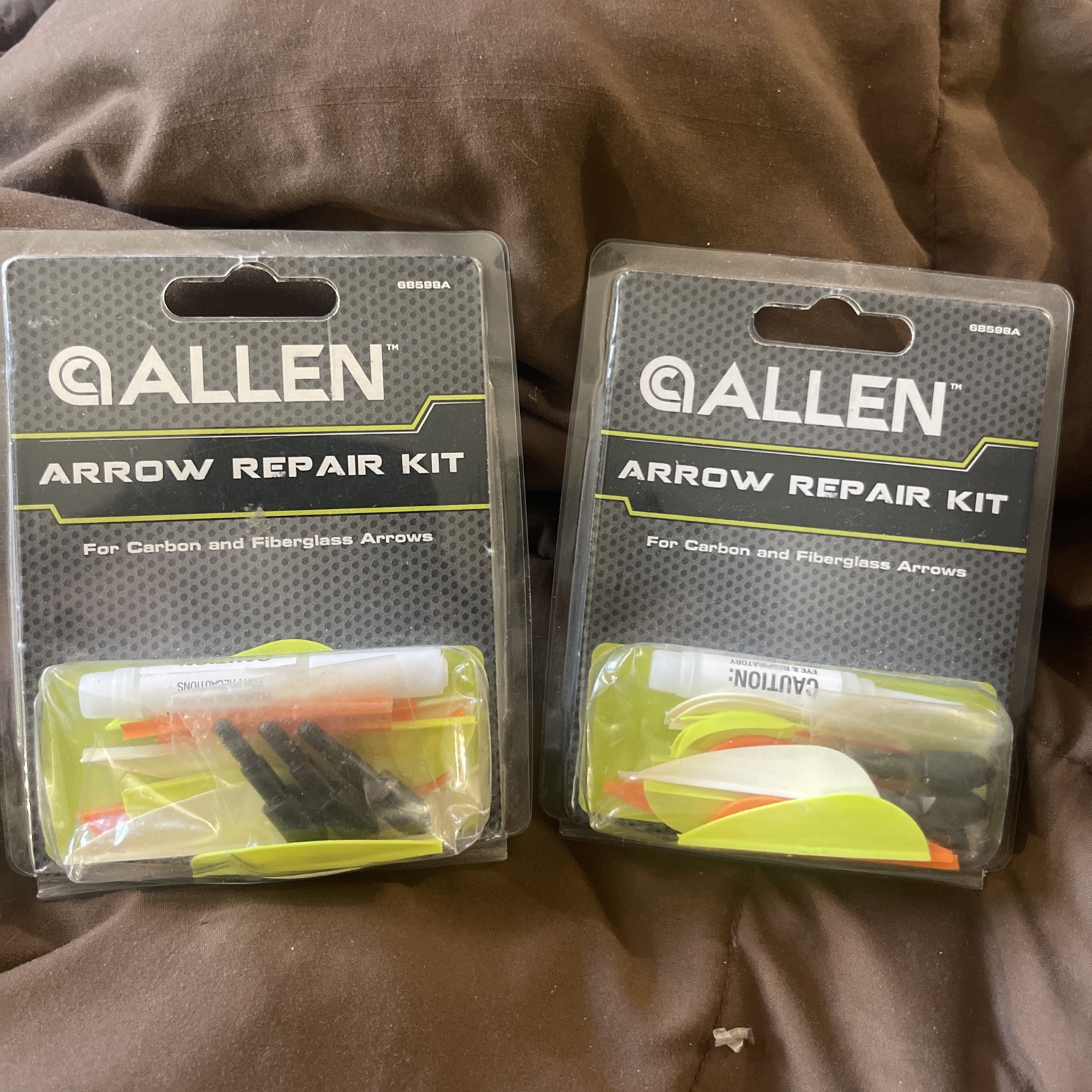 ALLEN Arrow Repair Kit For Carbon and Fiberglass Arrows 2 Packs New Read!!!