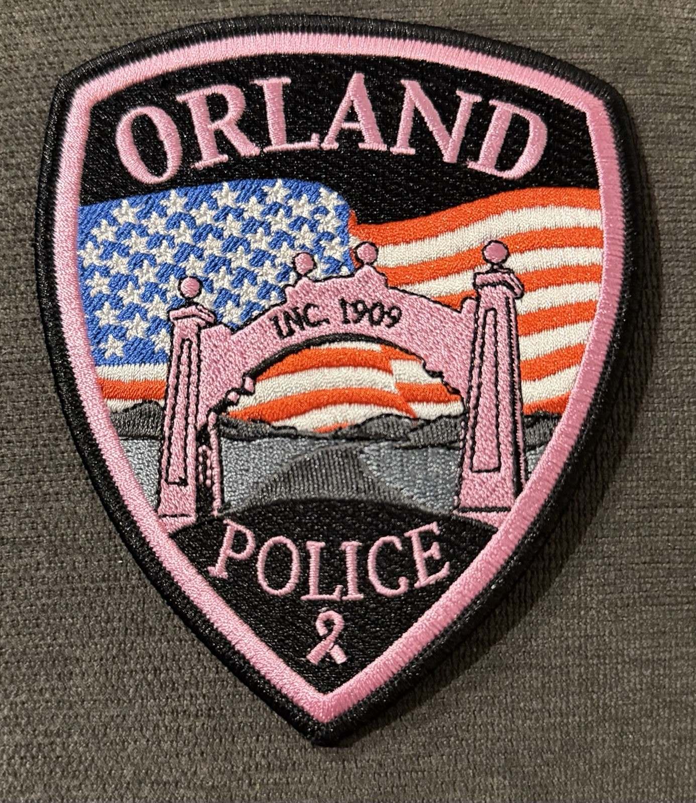 California Pink (Cancer Awareness) Orland Police Dept.