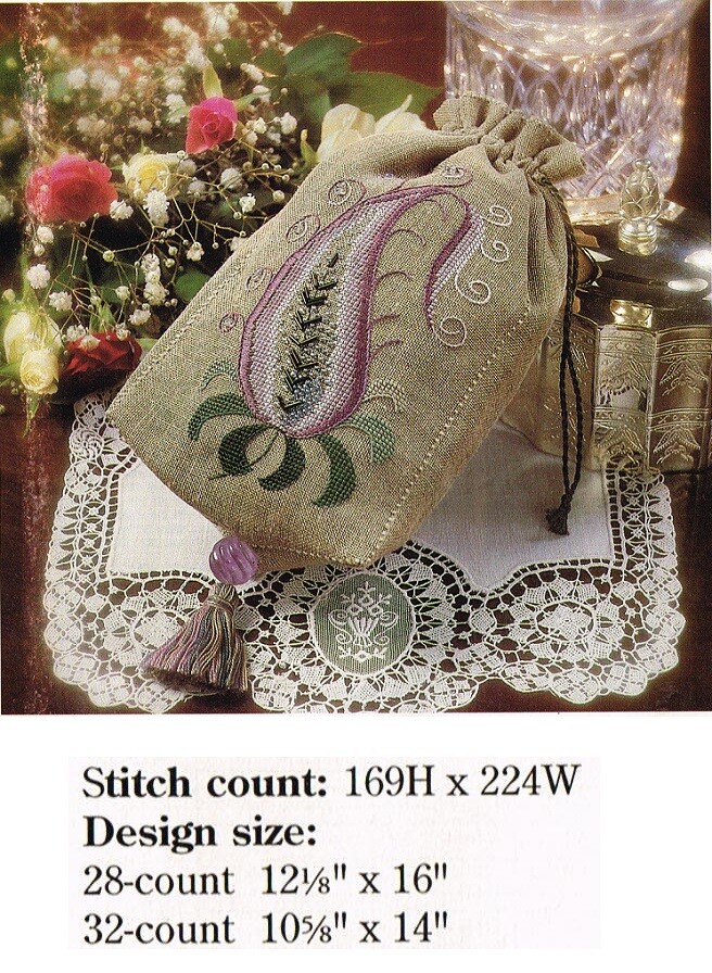 EVENING BAG   CROSS STITCH PATTERN ONLY - YD  QUA