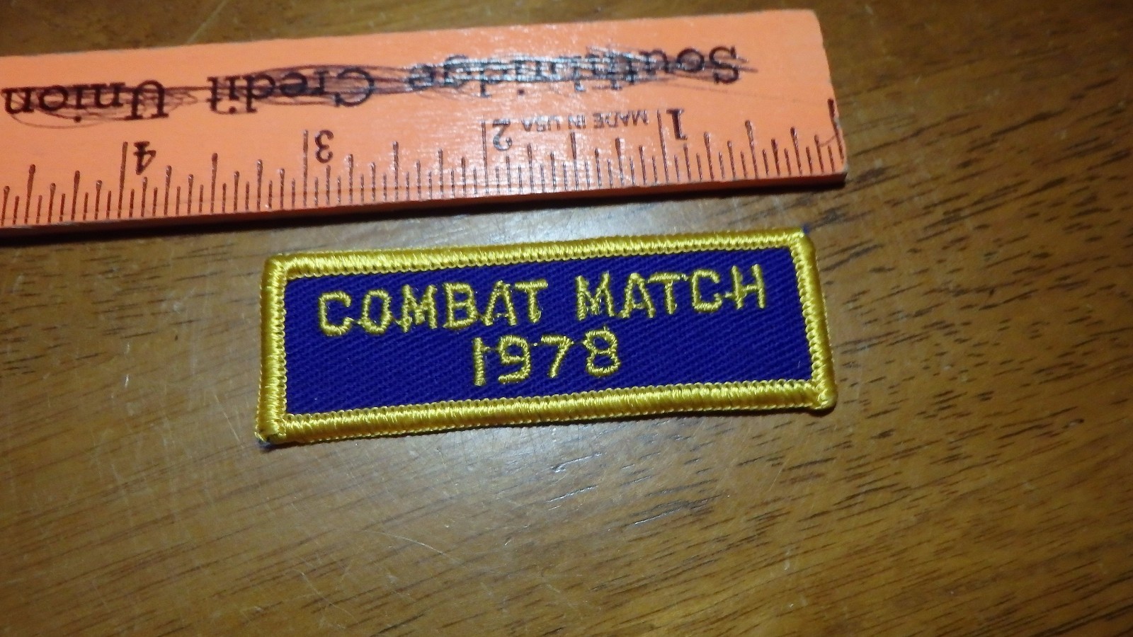 VINTAGE NRA PISTOL COMBAT MATCH TAB COLLECTIBLE obsolete shoulder PATCH BX 11 #9