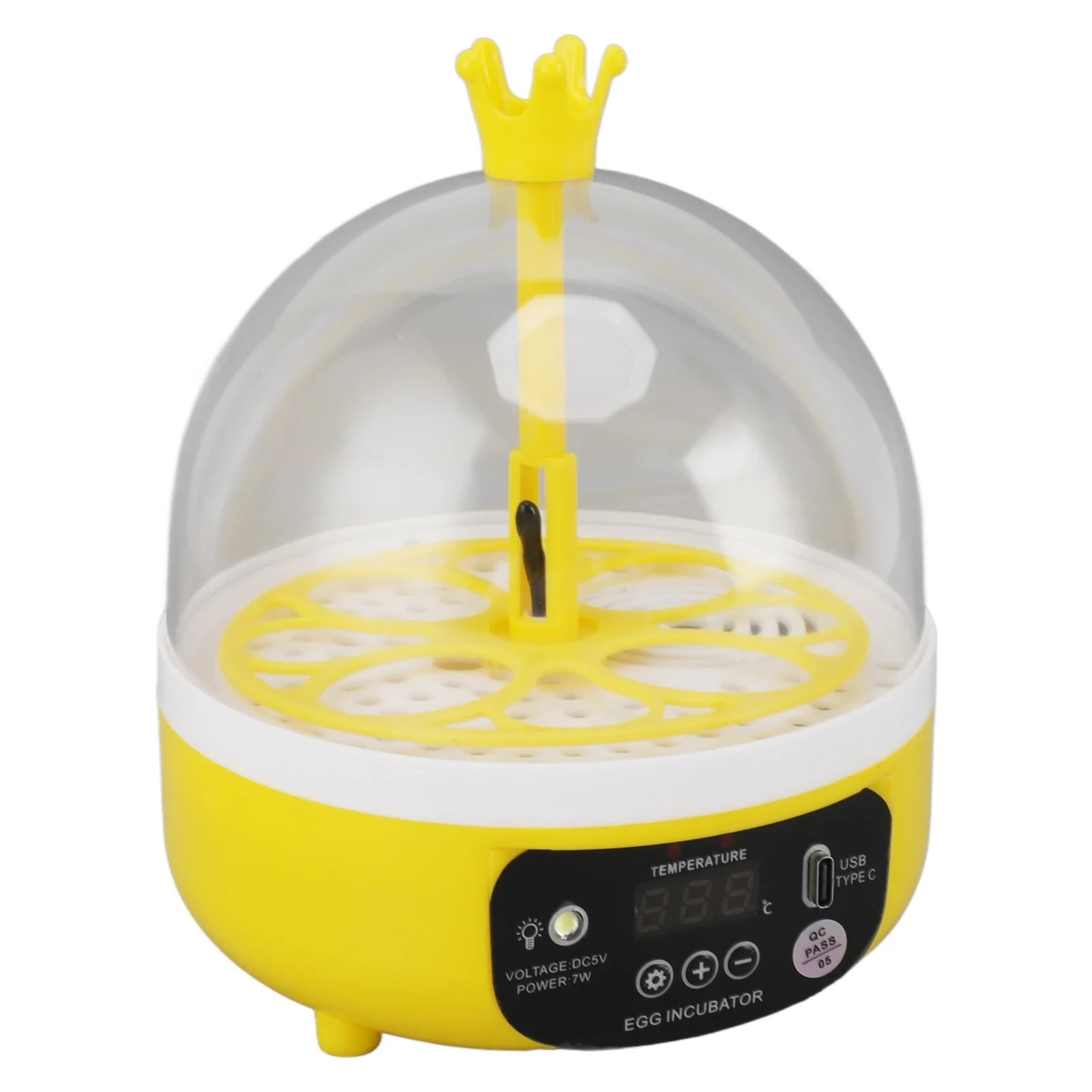 INCUBATOR INCUBATOR 4 EGGS CHICKEN CHICKS ANIMALS AUTOMATIC ADJUSTABLE