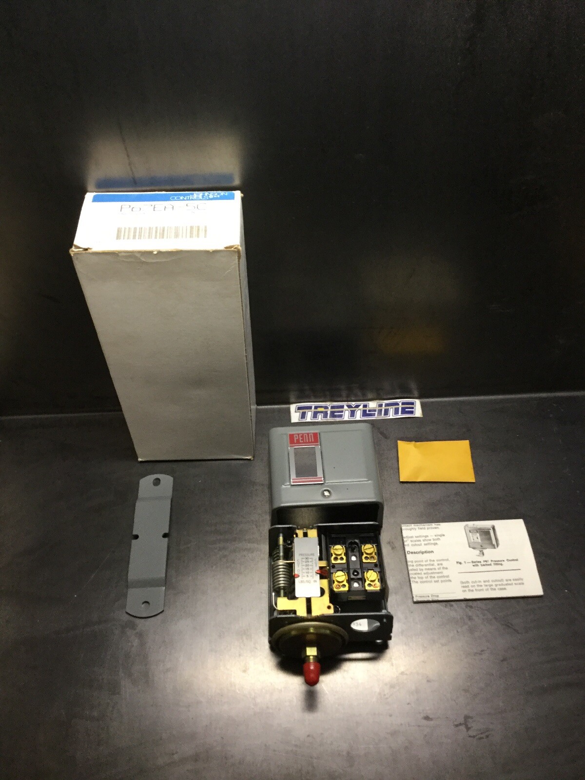 NEW, JOHNSON CONTROLS, P67EA-5C, PRESSURE ELECTRIC CONTROL, 2 SINGLE POLE.(19E-2