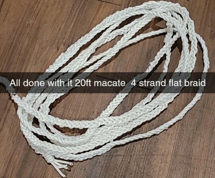 Hand Braided mecate reins