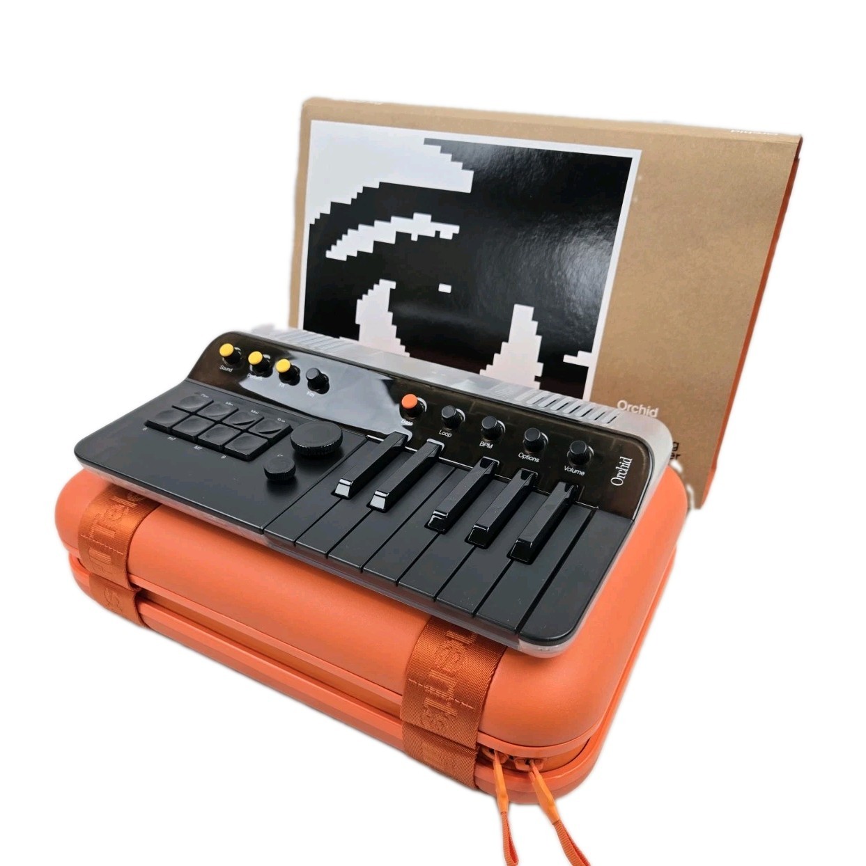 Telepathic Orchid CLEAR ARCTIC Synthesizer + Case NEW - SOLD OUT Free Ship