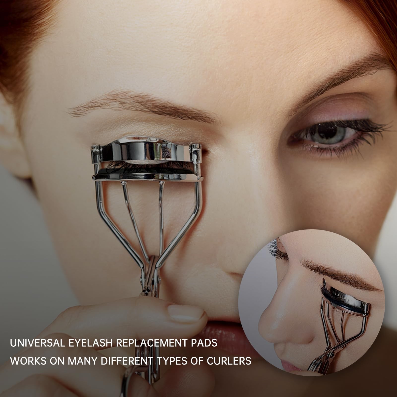 Eyelash Curler Pads 24PCS - Silicone Refills Compatible with Most Brands