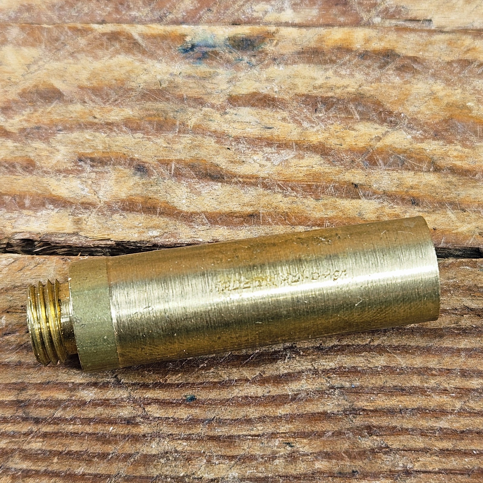 Vintage Made In Italy Powder Flask Spout 54 Grain Muzzleloader M10 x 1.0