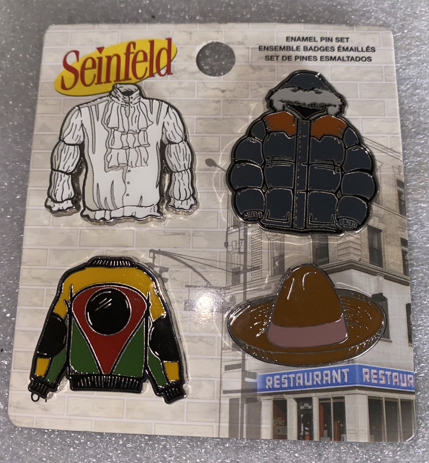 Funko Seinfeld- 4pk Enamel Pins New 2021