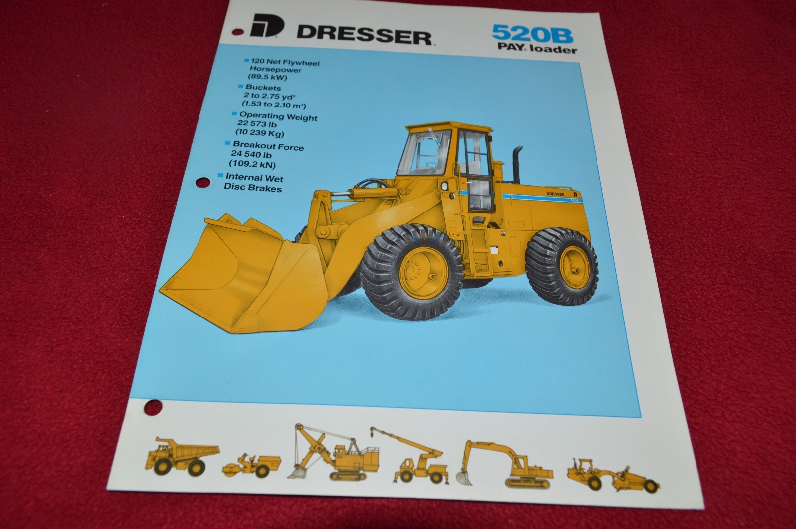 International Harvester Dressler 520B Wheel Loader Dealer's Brochure RPMD ver3