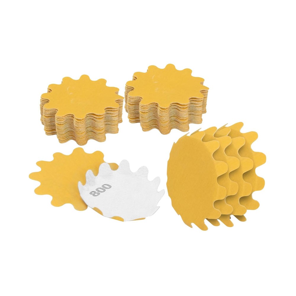 Keystone 5810 2 Inch Flex Edge Wavy Sanding Disc 50 Pack - 800 Grit