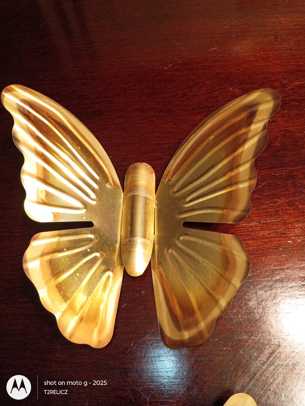 Home Interiors Brass Butterflies Set Of 3 Metal Wall Decor~Vtg~MCM~ Timeless!
