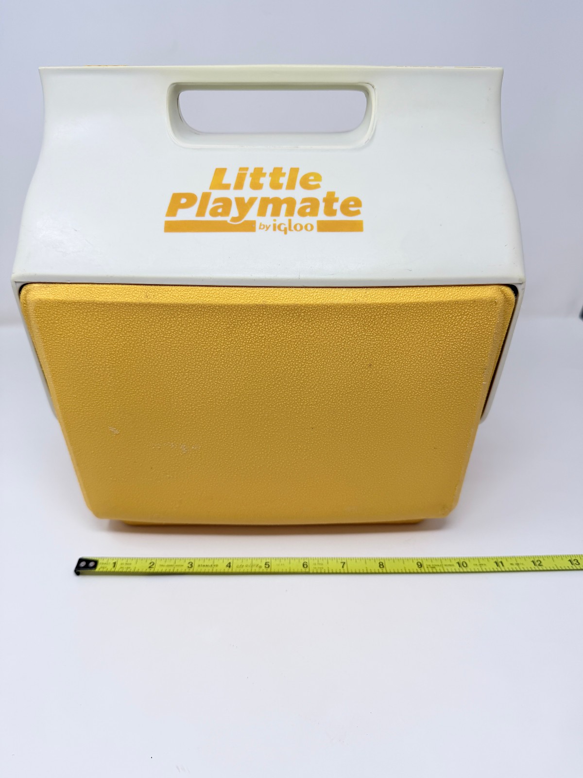 Playmate by Igloo Cooler Lemon Yellow/White W/ Side Push Button- USA