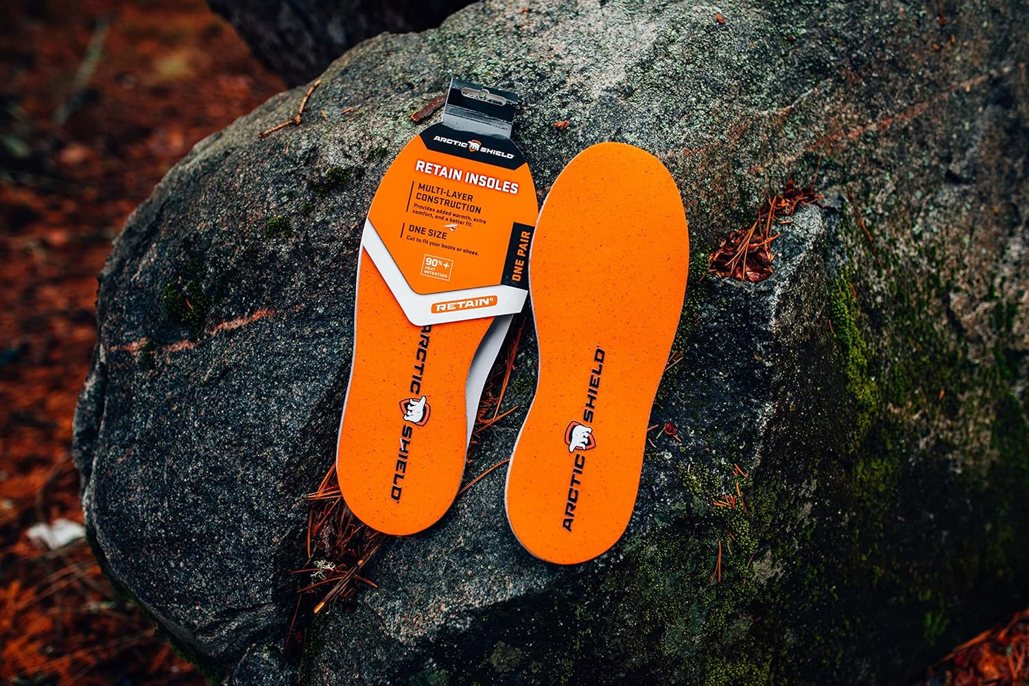 Heat Retain Boot/Shoe Insole, Orange