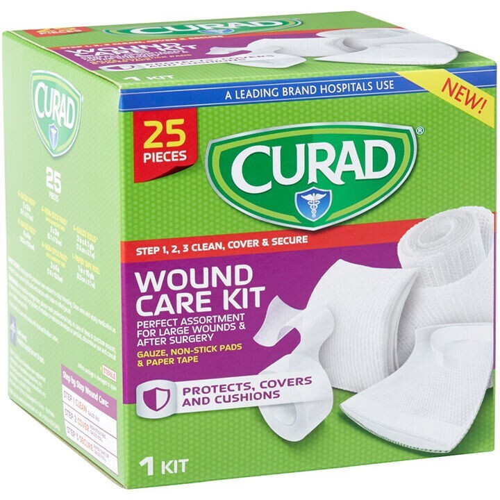 CURAD WOUND CARE KIT 25 PCS.