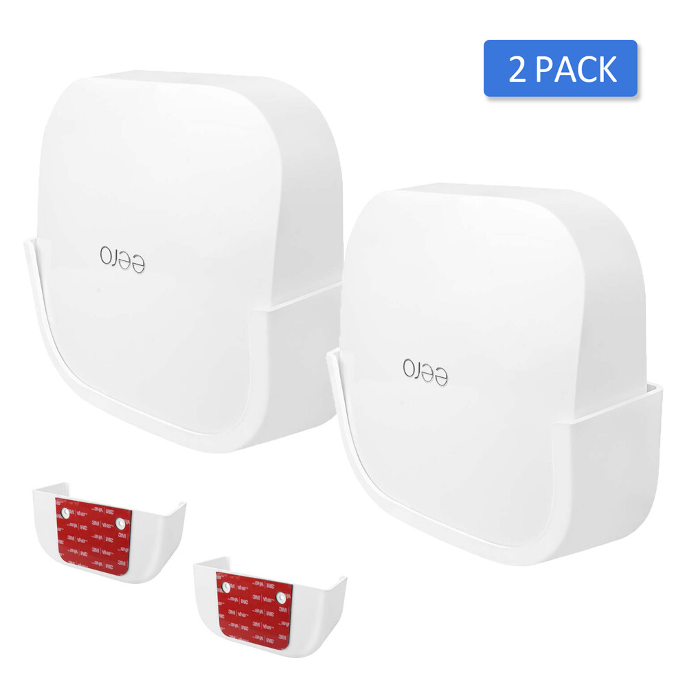 Screwless Wall Mount Bracket for EERO Pro 6 Tri-Band Mesh WiFi 6 System, 2-pack