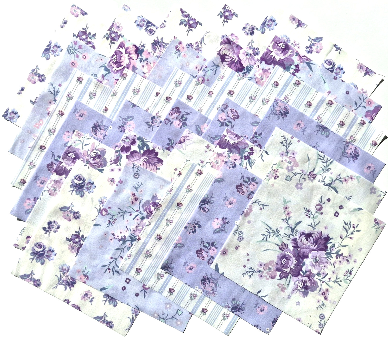 LOUISA from Clothworks - (30) 6.5" fabric square set