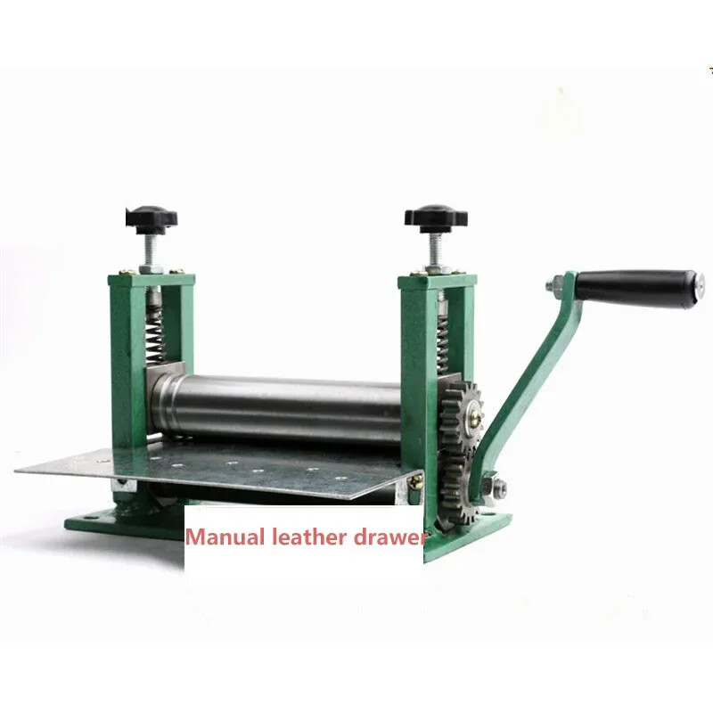 Hand-operated Small Drawer/glue Dispenser Machine/shoulder Strap Drum/leather