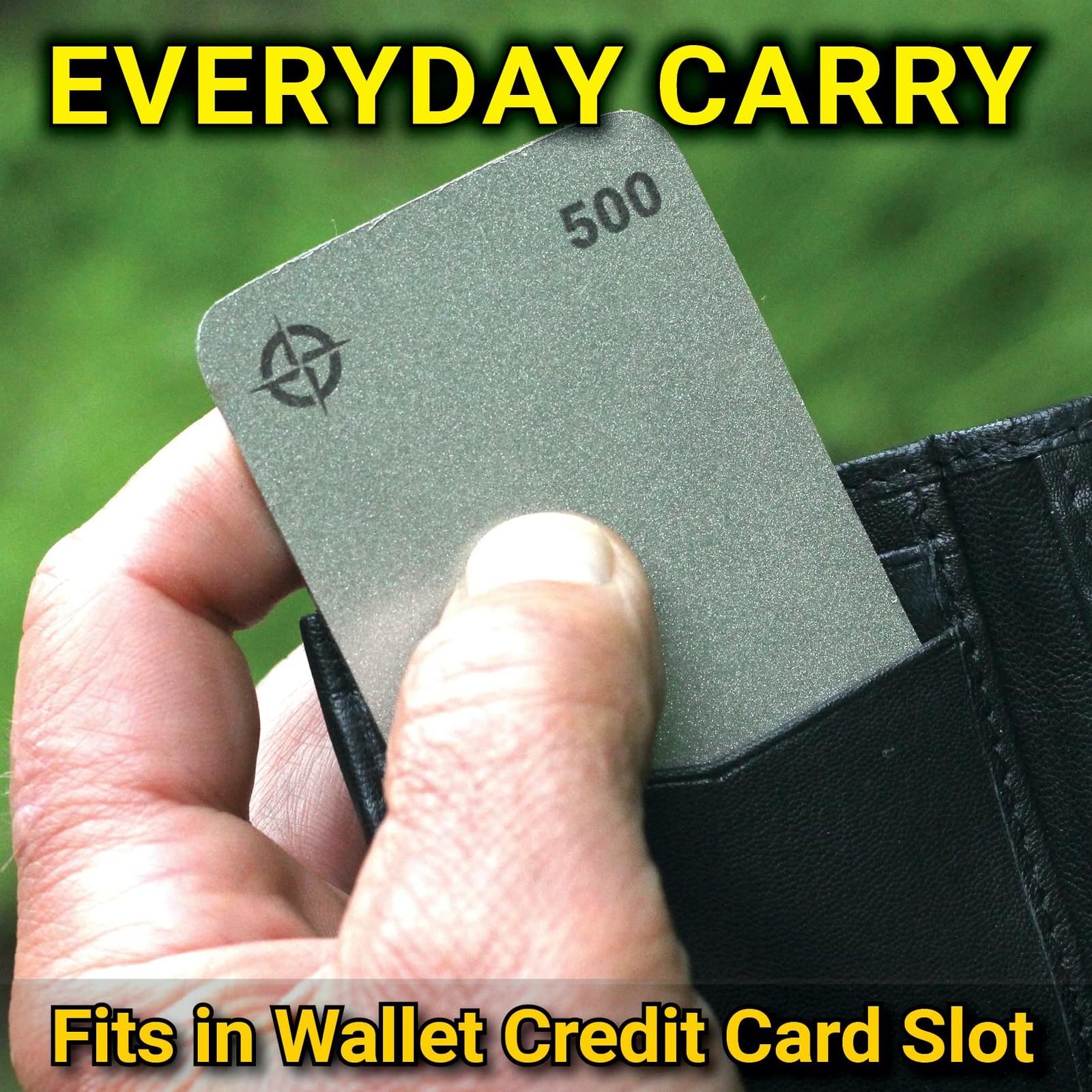 Tiny Survival Knife & Tool Sharpener Kit Ultimate 4in1 Edc Kit Doublesided Dual