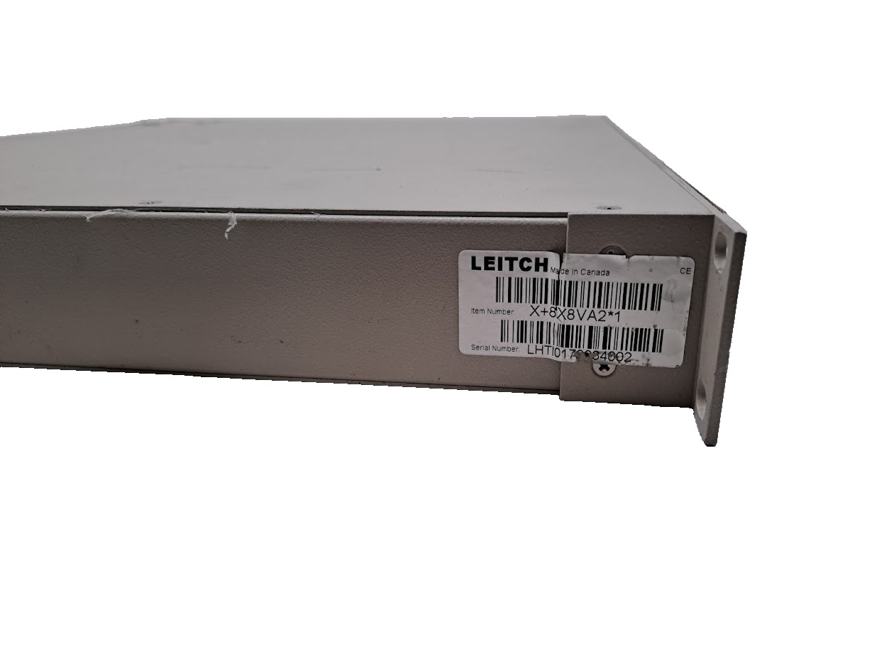 Leitch RCP-8X8P 1RU remote 8x8 programmable push button panel