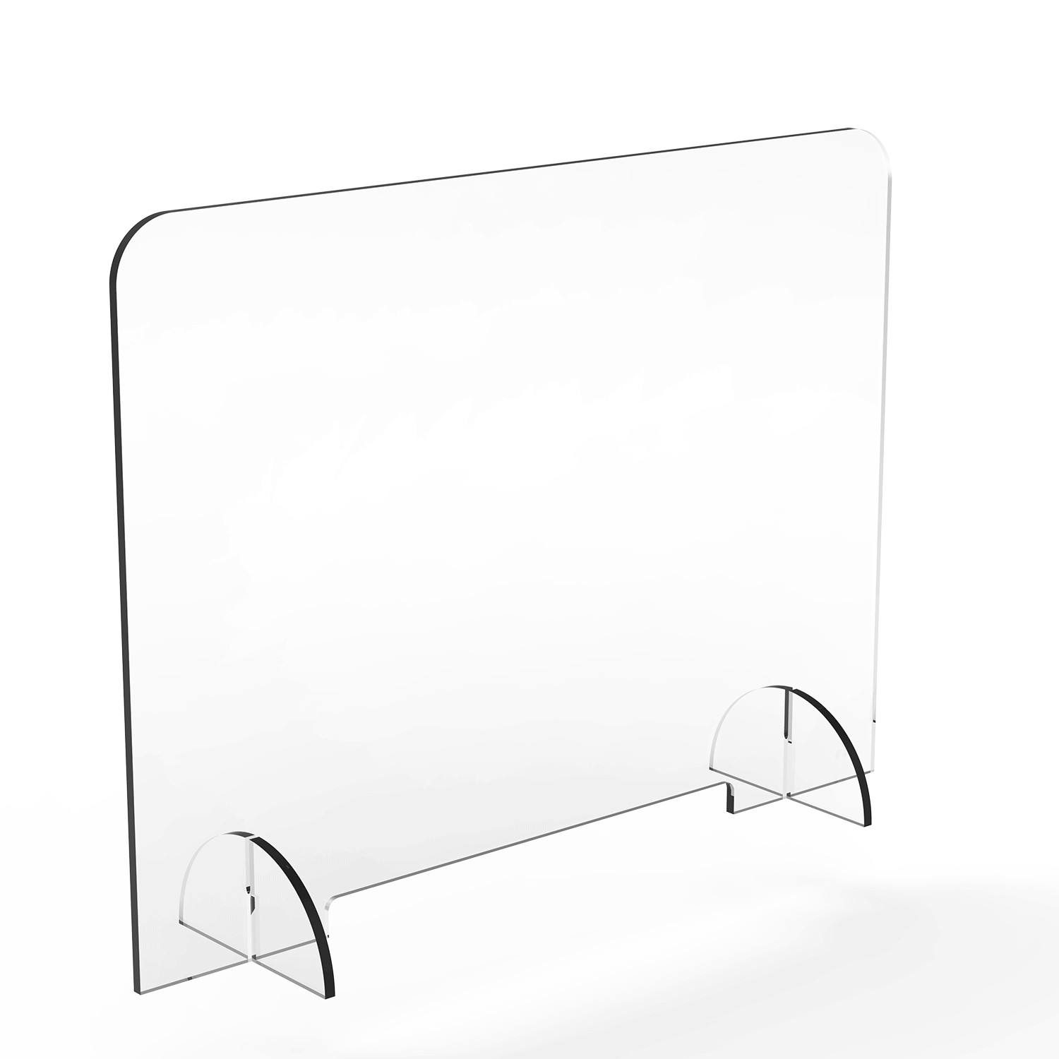 SNEEZE GUARD Protective Acrylic Germ Shield Countertop Barrier 1/4" THICK