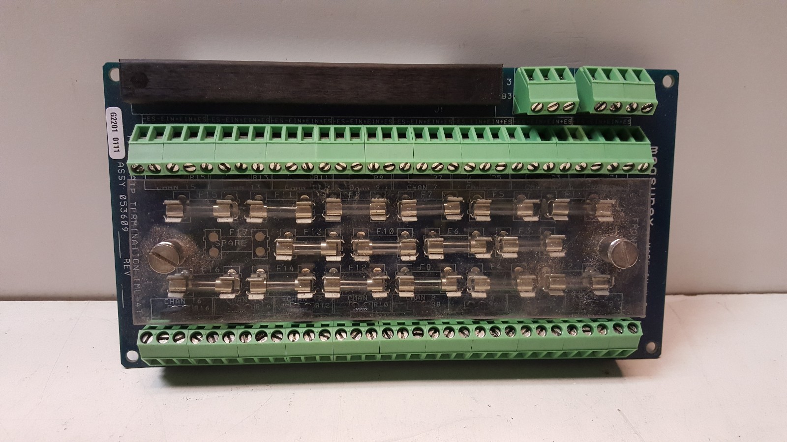 GUARANTEED! HONEYWELL MEASUREX HLAIP TERMINATION CARD BOARD 053609-00 D 04360900