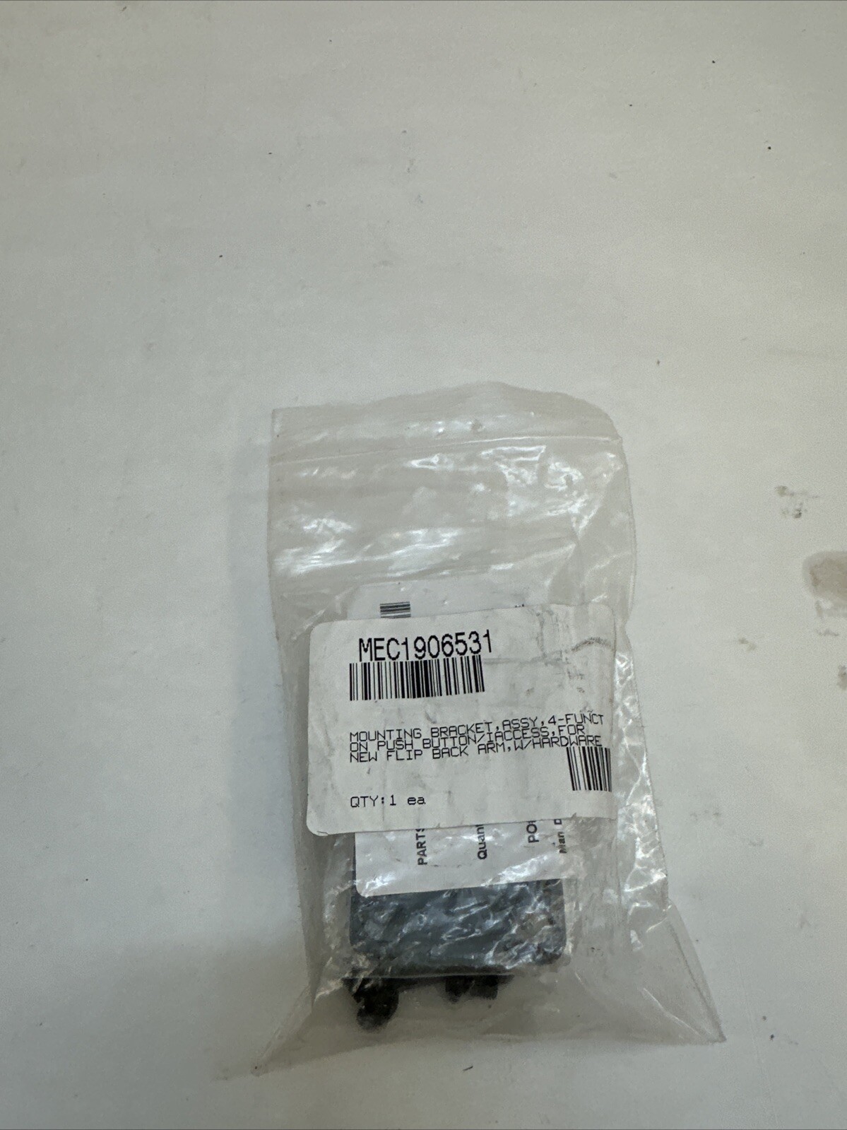 Pride Mobility Part: MEC1906531 - "MOUNTING BRACKET,ASSY