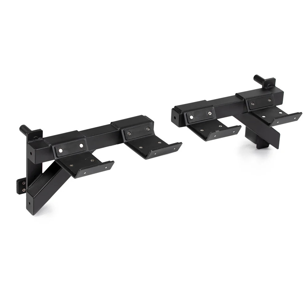 Titan Fitness T-2 Series Dumbbell Weight Bar Holders, Rack Mounted Spotter Arms