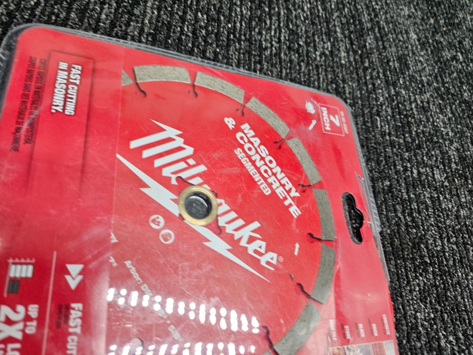 Milwaukee 7 Inch Segmented Masonry & Concrete Diamond Blade 49-93-9307