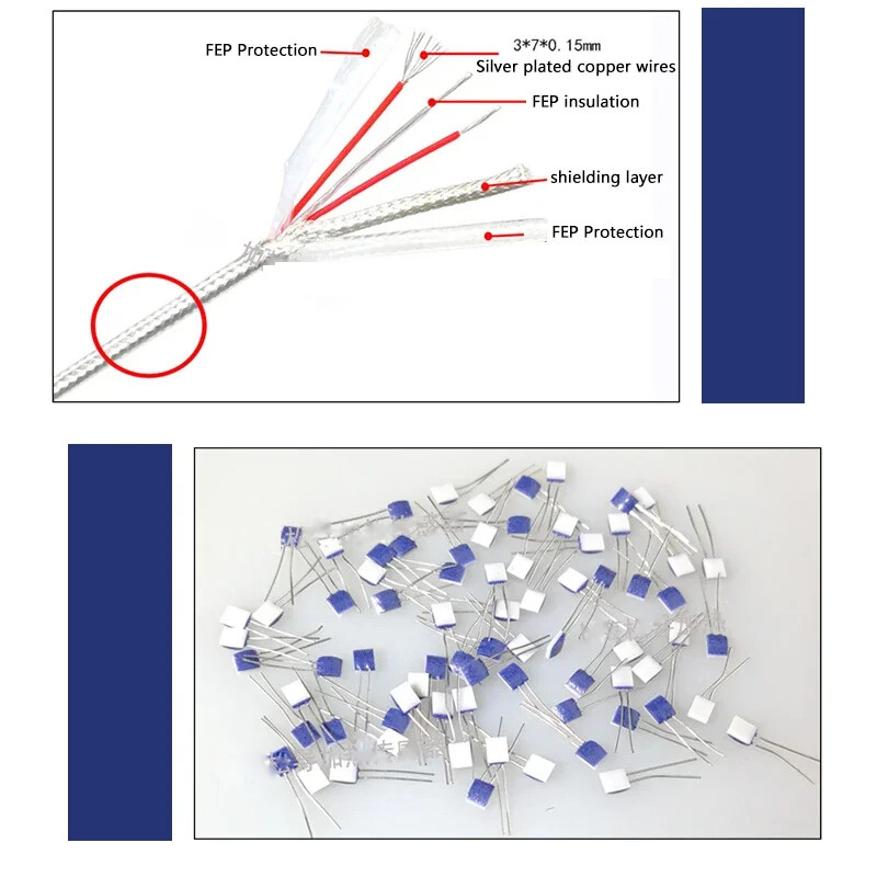 Stainless Steel PT100\K Pasted Type Surface Measurement patch temperature Sensor