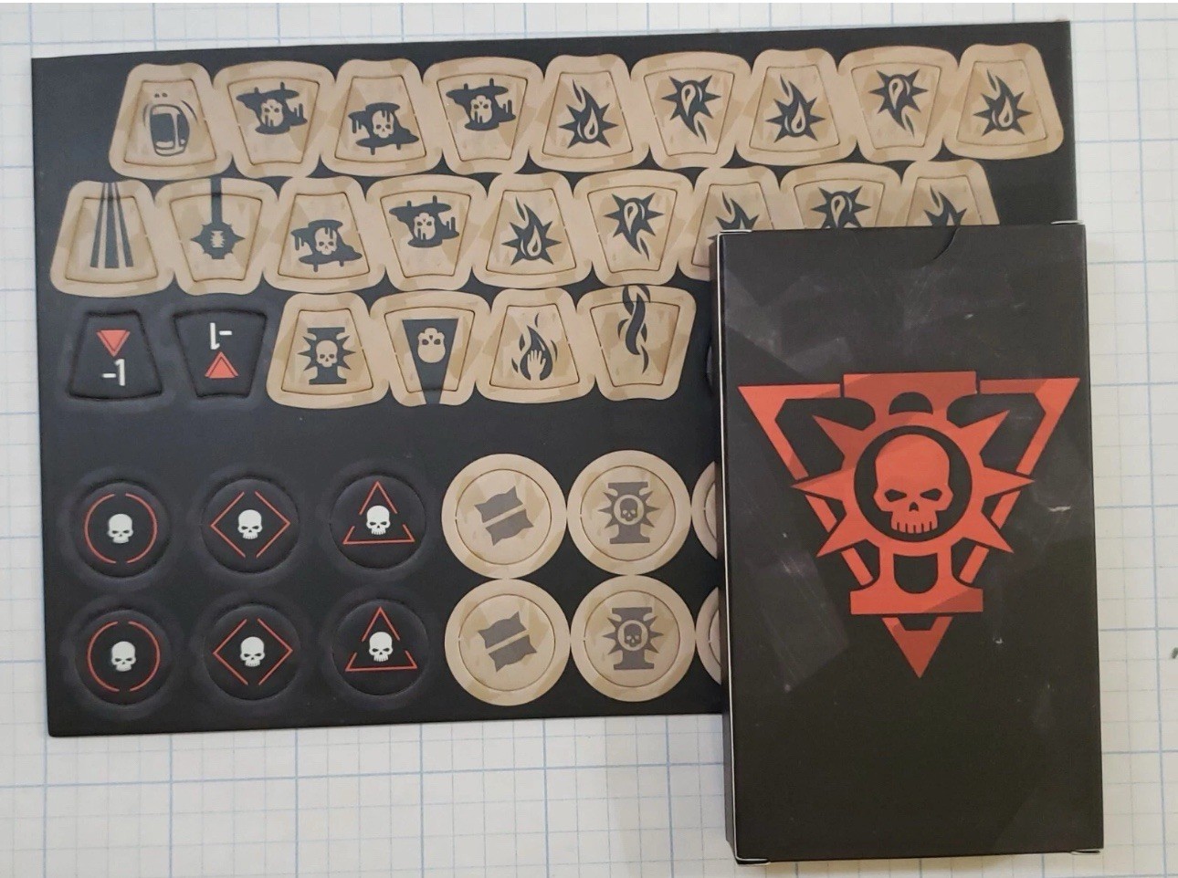 Warhammer 40k Kill Team Blood & Zeal Sanctifiers Tokens & Cards Set