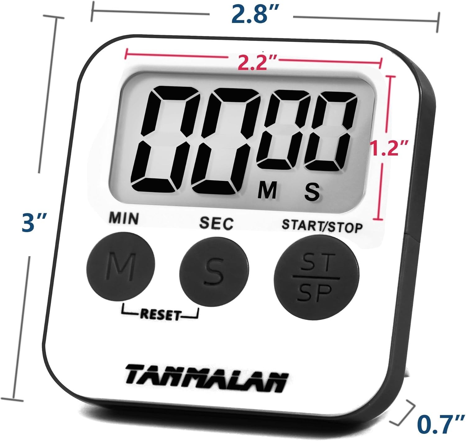 Versatile Kitchen Timer with Auto Memory - Perfect for Cooking & Teaching Needs