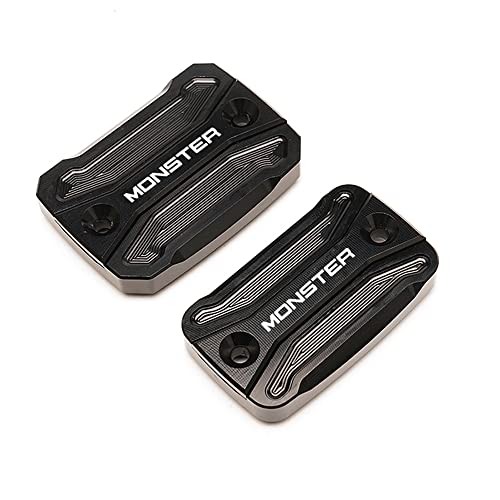 Motorcycle Front Brake Cylinder Fluid Reservoir Cover For Ducati Monster Black