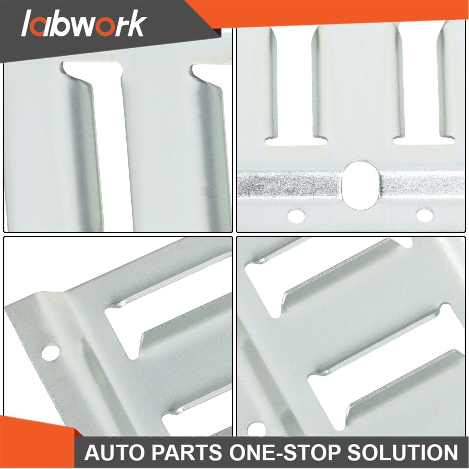 10 Pack 5' Long E-Track Rail, Galvanized Silver For Garage & Trailer Steel