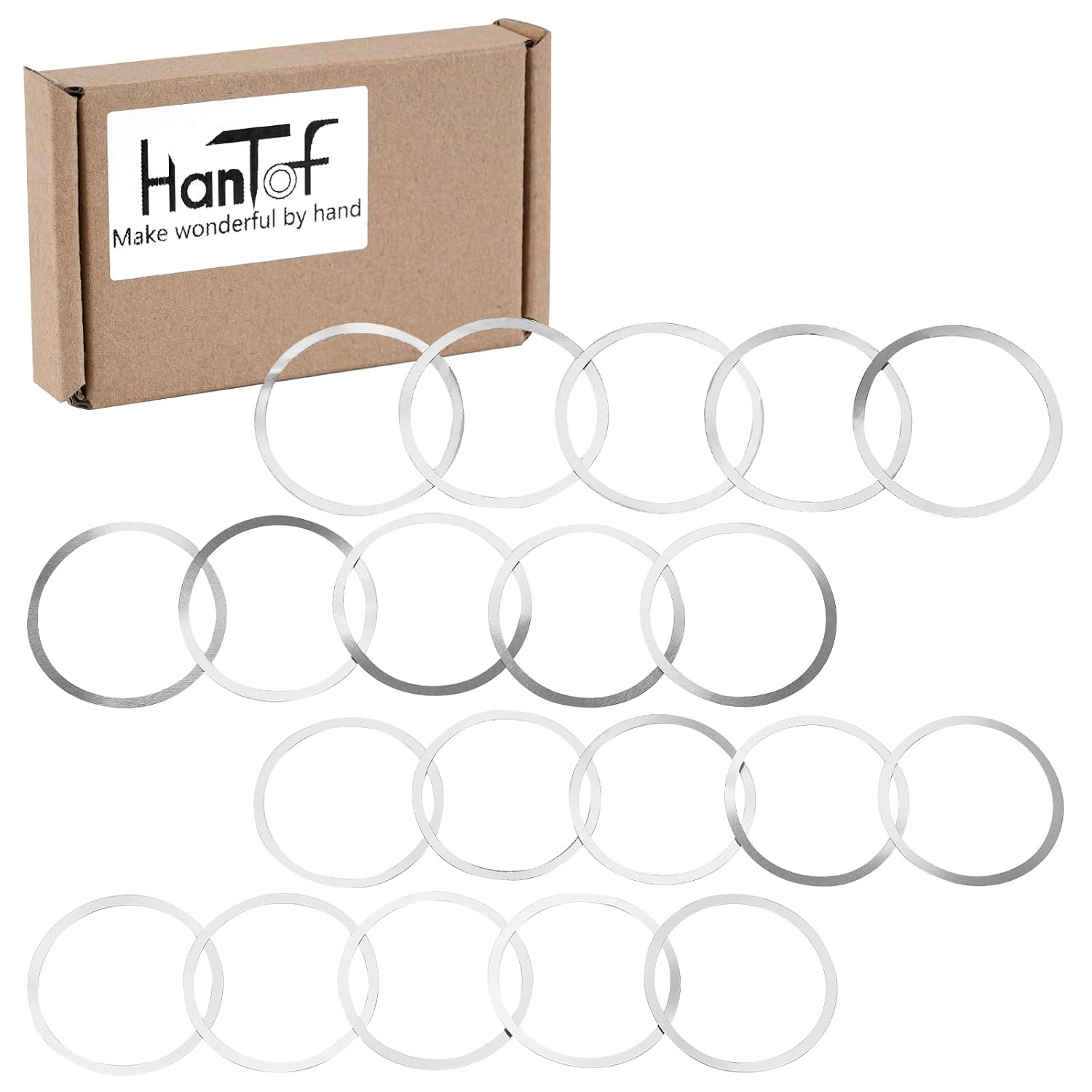 Barrel Nut Shim Kit, Barrel Shim Nuts Free Float Spacers Adjustment .001” .002”