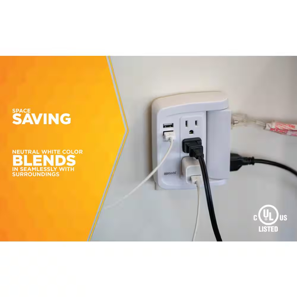 6-Outlet Surge Tap with Phone Cradle