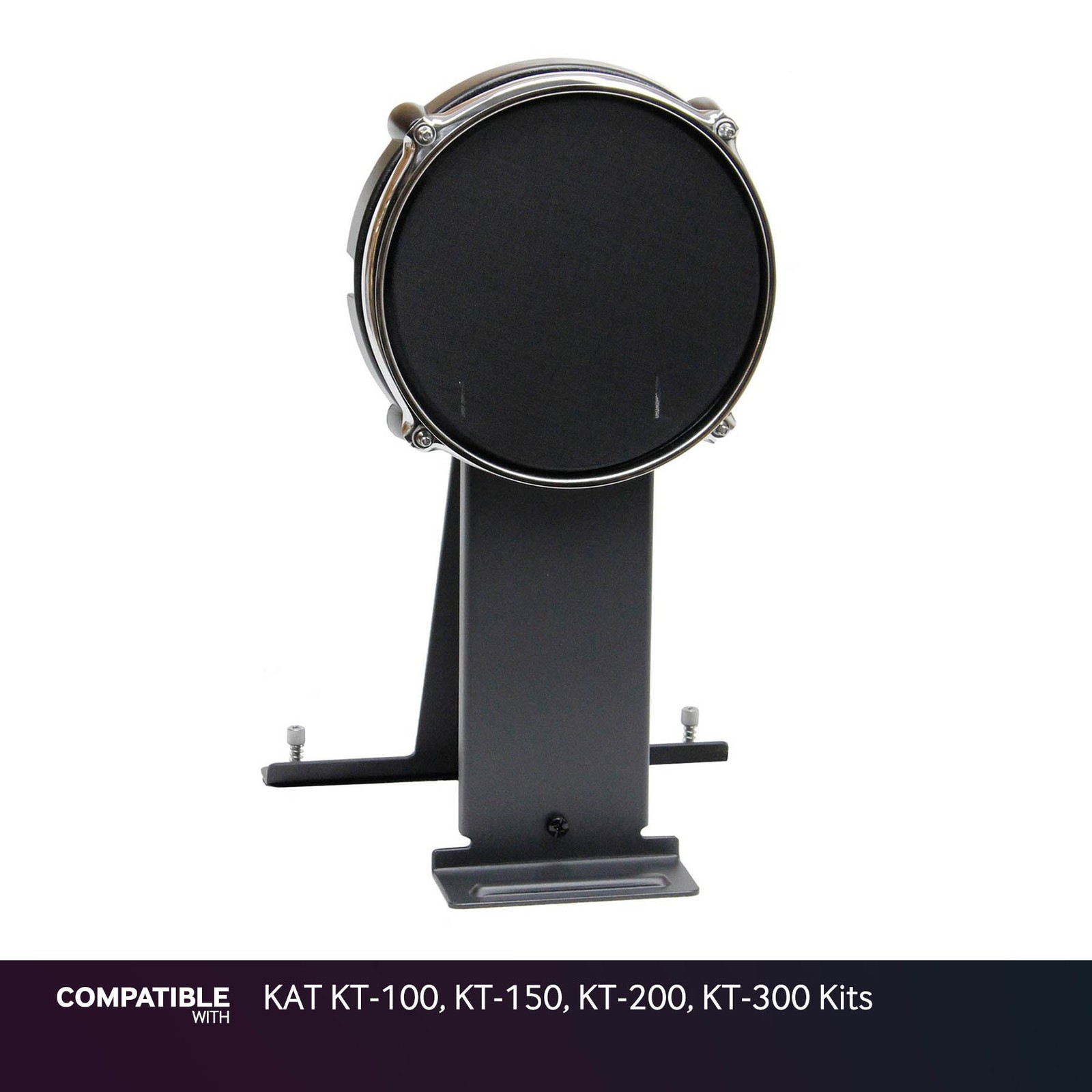 Alesis Black 8" Mesh Kick Pad compatible with KAT KT-100, KT-150, KT-200, KT-300