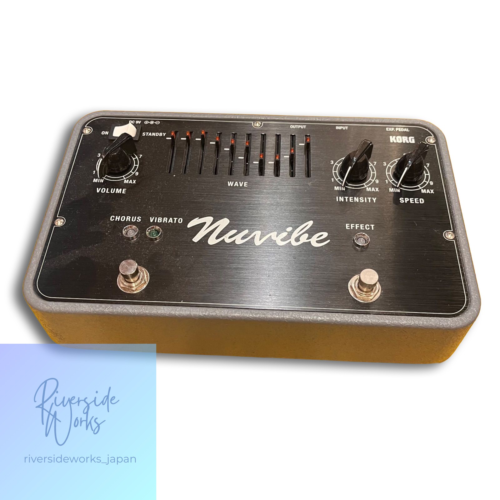 KORG Nuvibe Chorus Vibrato Effects Pedal Mint